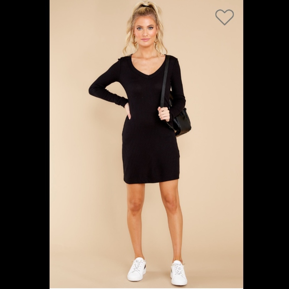 Z Supply NWT “Kylin Black Rib Mini Dress”